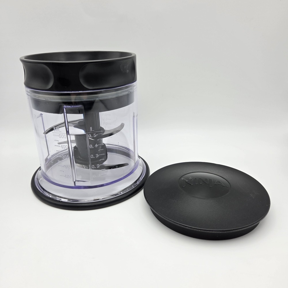 Ninja Master Prep Pro Black 16 OZ 2 Cup Chopper Bowl Cup Blade Replacement & Lid